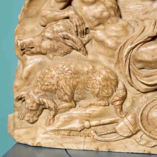 ‘The Calydonian Boar’ 15th Century Italian Marble Fragment