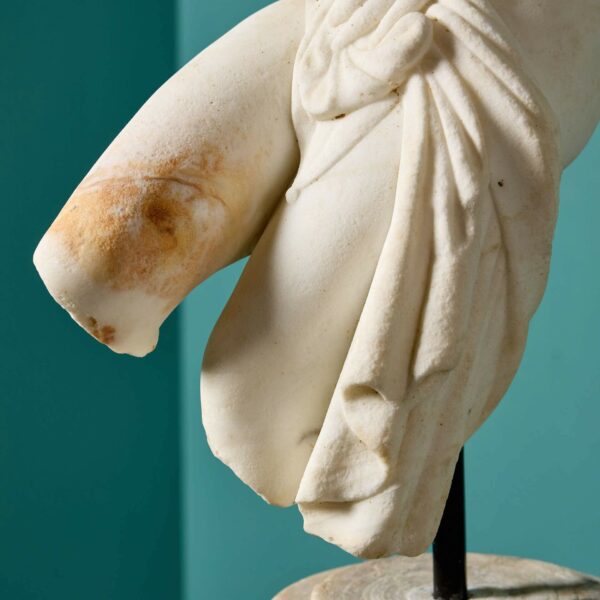 Statuary Marble Sculpture of the Bathing Venus after the Antique