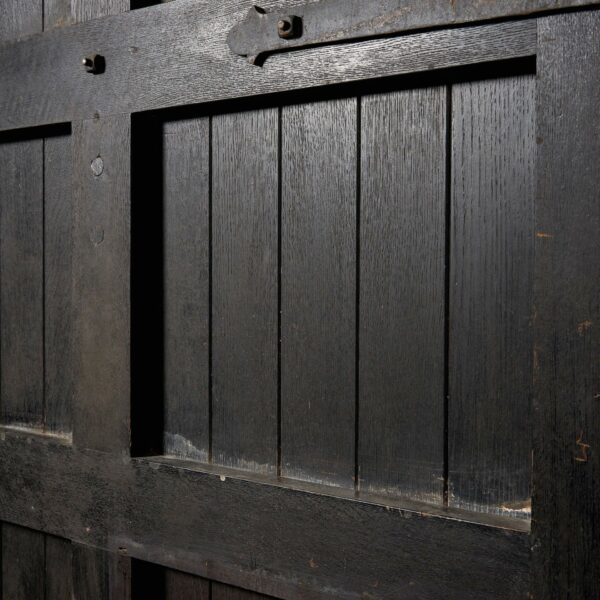 Oversized Antique English Oak Arched Door