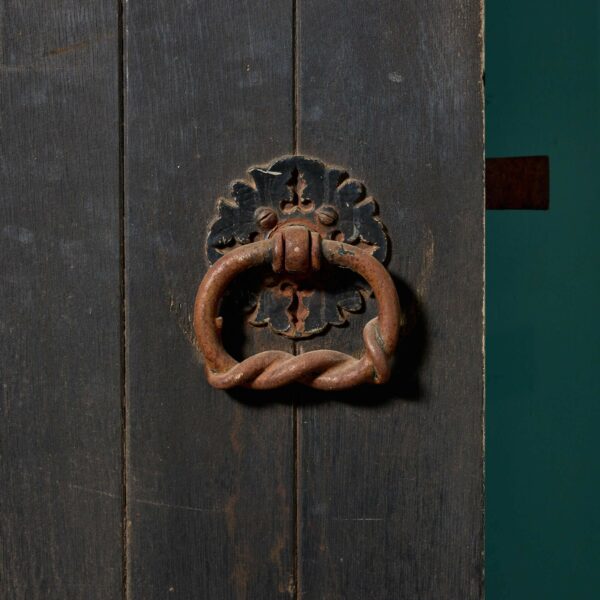 Oversized Antique English Oak Arched Door