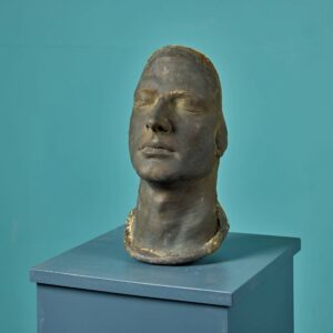Bronzed Life Face Cast of a Male Ex. Tucker Collection