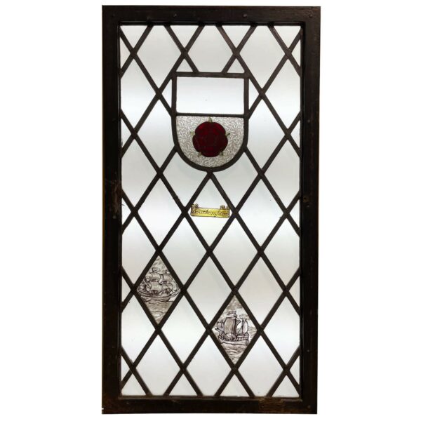 ‘Southampton’ Antique Stained Glass Window