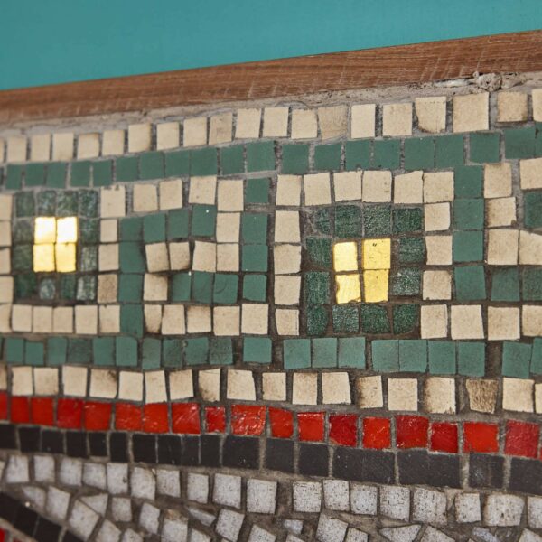 Reclaimed Neoclassical Mosaic Panel