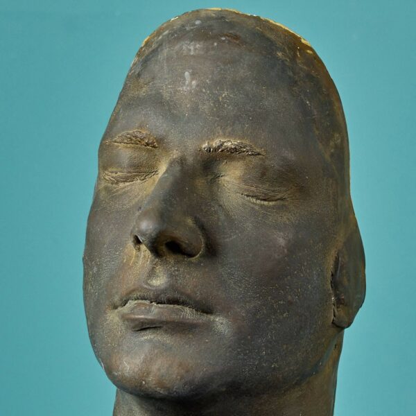 Bronzed Life Face Cast of a Male Ex. Tucker Collection