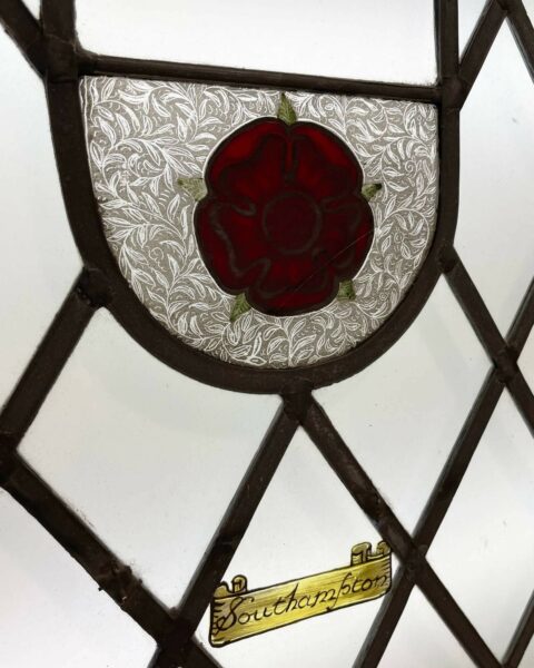 ‘Southampton’ Antique Stained Glass Window