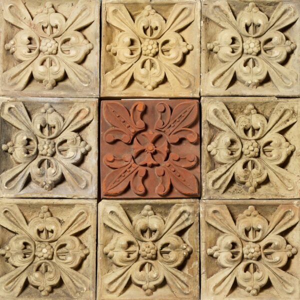 Set of Antique Victorian Terracotta Plaques