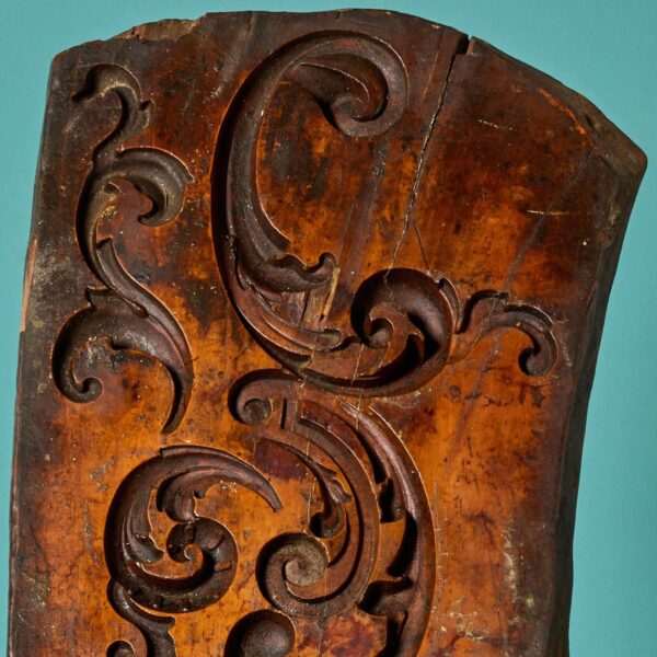 Antique Carved Wooden Mould Ex. Tucker Collection