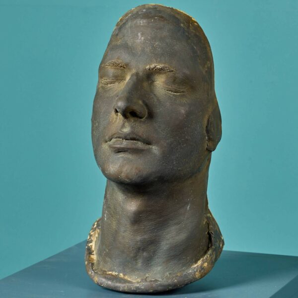 Bronzed Life Face Cast of a Male Ex. Tucker Collection