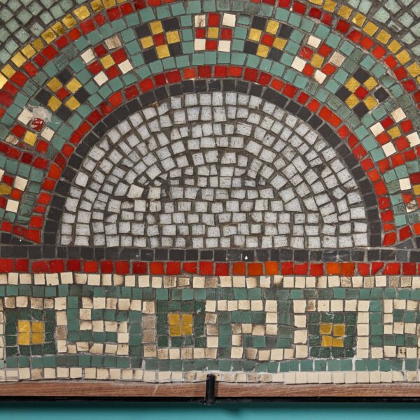 Reclaimed Neoclassical Mosaic Panel