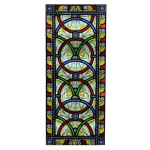 Antique English Stained Glass Church Window