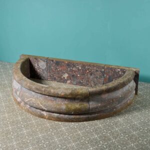 Reclaimed Carved Breccia Marble Pool Surround
