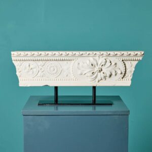 Antique Neoclassical Statuary Marble Architectural Fragment