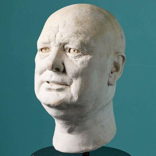 Plaster Bust of Churchill Ex. Tucker Collection