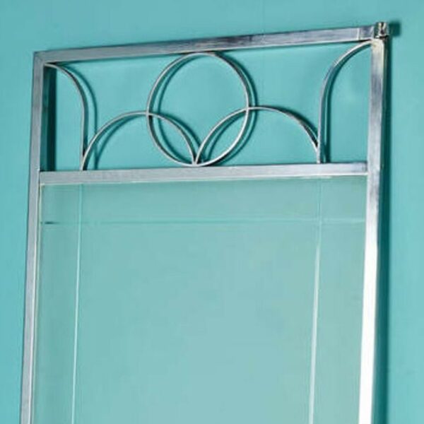 Large Antique Art Deco Glass Door