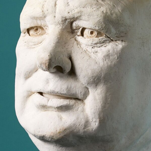 Plaster Bust of Churchill Ex. Tucker Collection