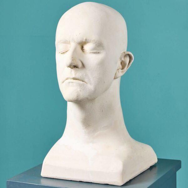 Plaster Life Face Cast of Sam Heller Ex. Tucker Collection