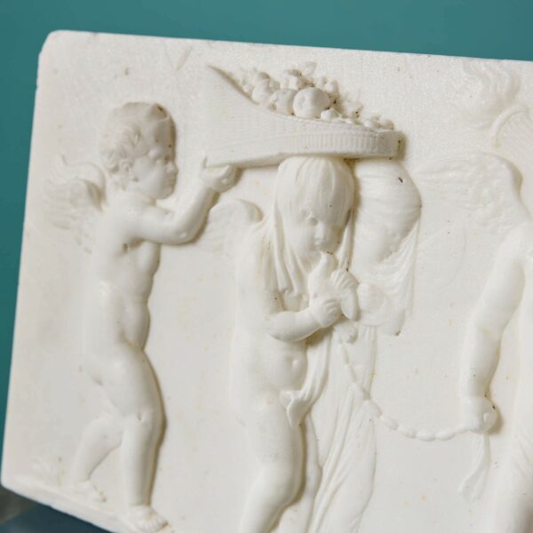 18th Century Neoclassical Statuary Marble Tablet