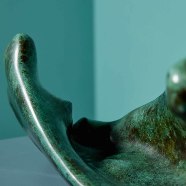 Marzia Colonna Bronze Twisted Torso Sculpture