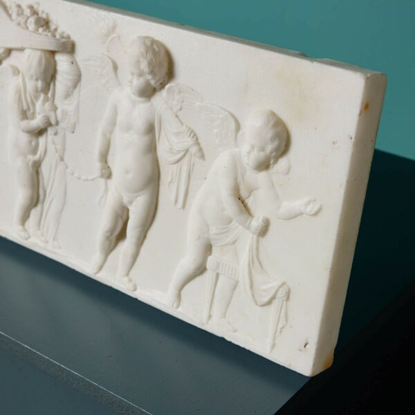 18th Century Neoclassical Statuary Marble Tablet