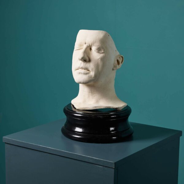 Plaster Life Face Cast of a Male Ex. Tucker Collection