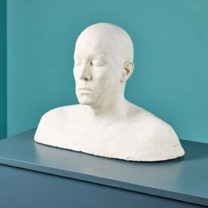 Plaster Life Face Cast of Keith Buterbaugh Ex. Tucker Collection