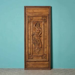 18th Century Medieval Style Carved Oak Door or Panel