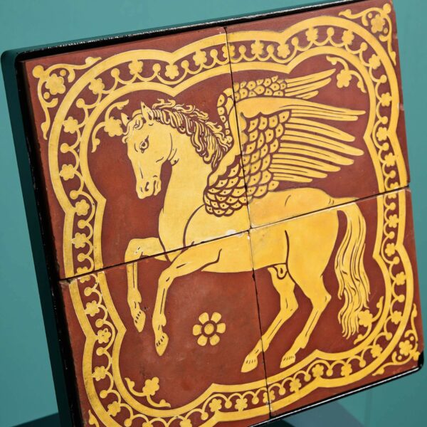 Minton & Co Encaustic Pegasus Tile Panel