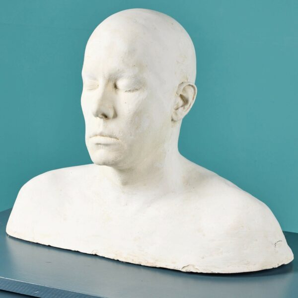 Plaster Life Face Cast of Keith Buterbaugh Ex. Tucker Collection