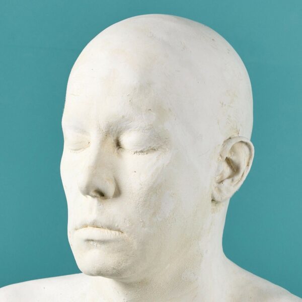 Plaster Life Face Cast of Keith Buterbaugh Ex. Tucker Collection