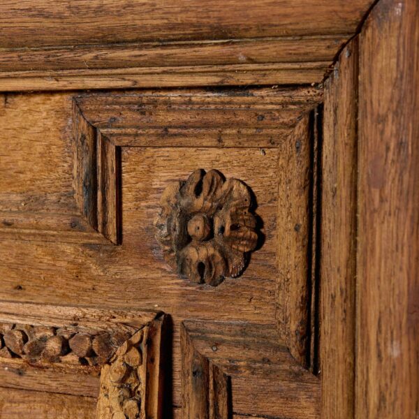 18th Century Medieval Style Carved Oak Door or Panel