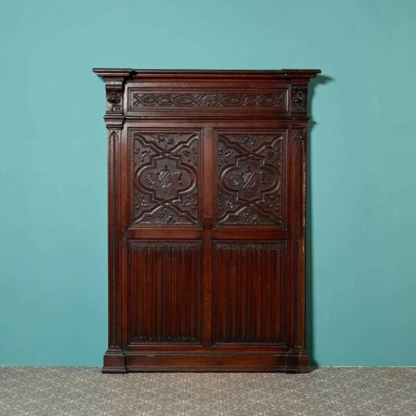 17m Run of Late 19th Century Carved Oak Panelling