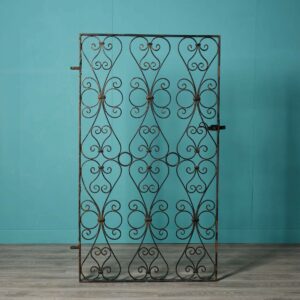 Large Reclaimed English Wrought Iron Gate