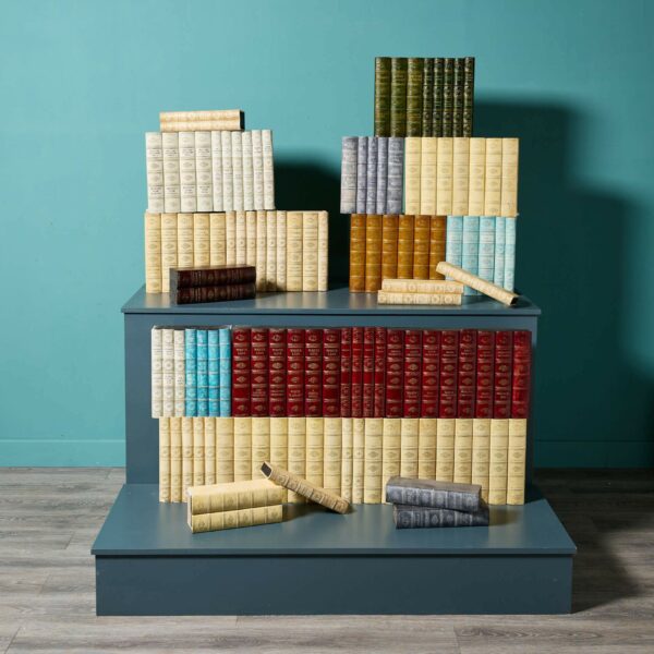 Large Set of Reclaimed Faux Library Books