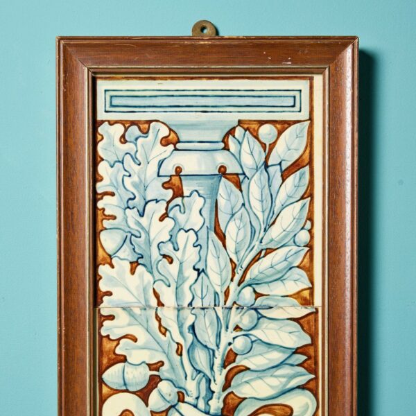 Antique W. B. Simpson & Sons Framed Tile Panel