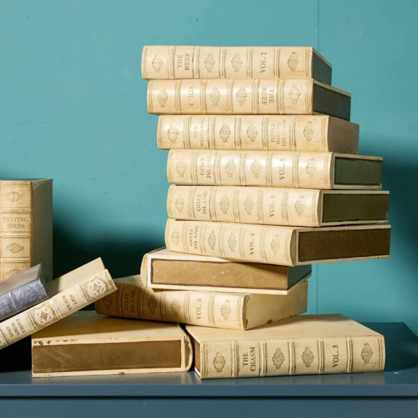 Set of Antique Style Faux Stacked Books