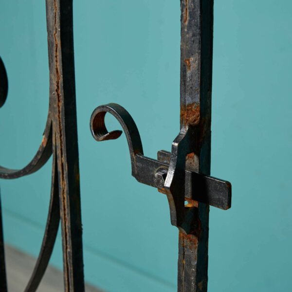 Tall Regency Style Wrought Iron Side Gate