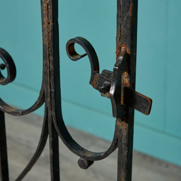 Tall 1920s Wrought Iron Garden Side Gate