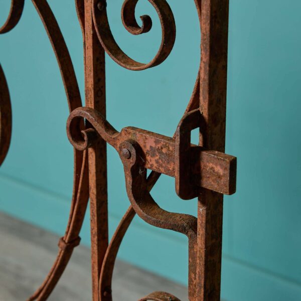 Reclaimed Victorian Style Wrought Iron Garden Gate