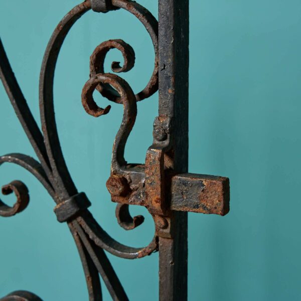 Large Original Victorian Wrought Iron Garden Gate