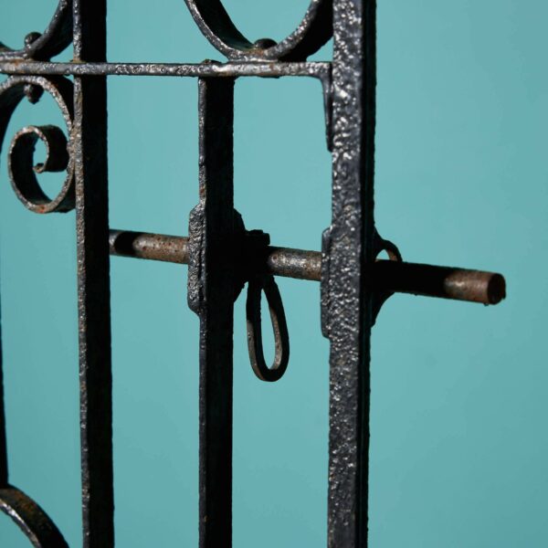 Tall Antique Scottish Wrought Iron Pedestrian Gate