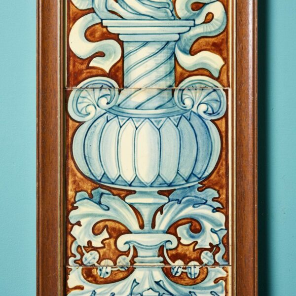 Antique W. B. Simpson & Sons Framed Tile Panel