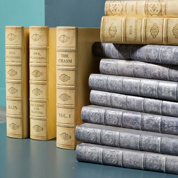 Set of Antique Style Faux Stacked Books