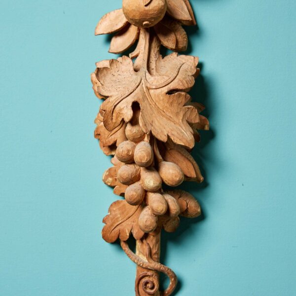 Pair of Antique Italian Carved Pine Wall Hangings