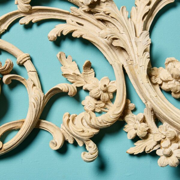 Antique Neoclassical Carved Lime Wood Frieze Panel