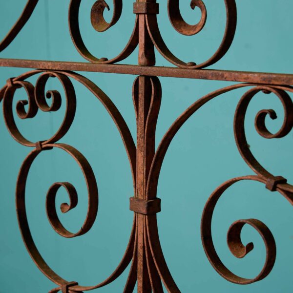 Reclaimed Victorian Style Wrought Iron Garden Gate