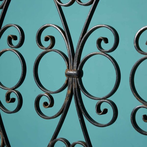 Large Reclaimed English Wrought Iron Gate