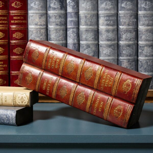 Large Collection of Faux Antique Books