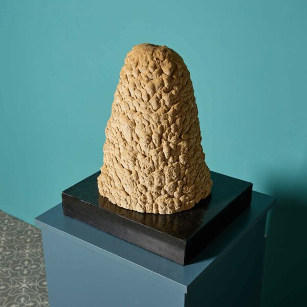 Large Cave Stalagmite Specimen on Plinth Base