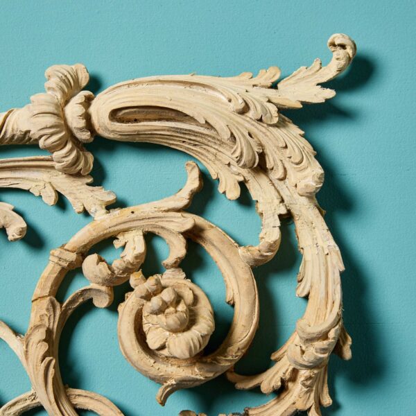 Antique Neoclassical Carved Lime Wood Frieze Panel