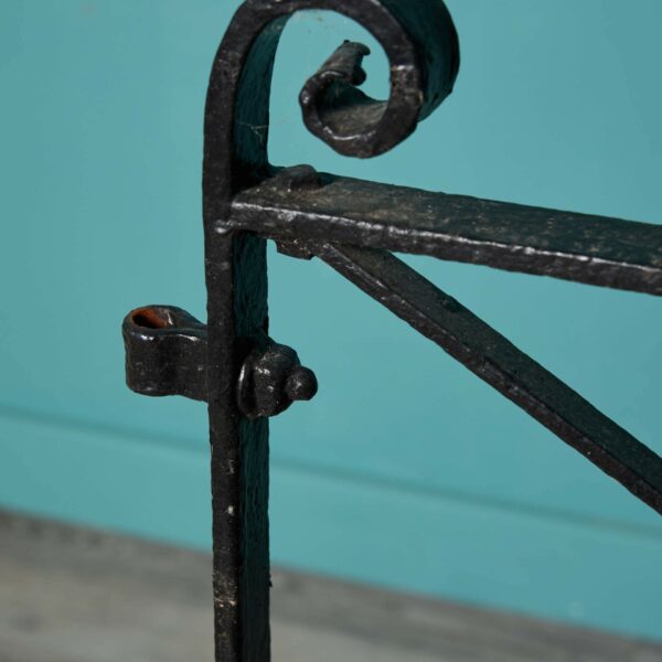 Antique Regency Style Wrought Iron Side Gate